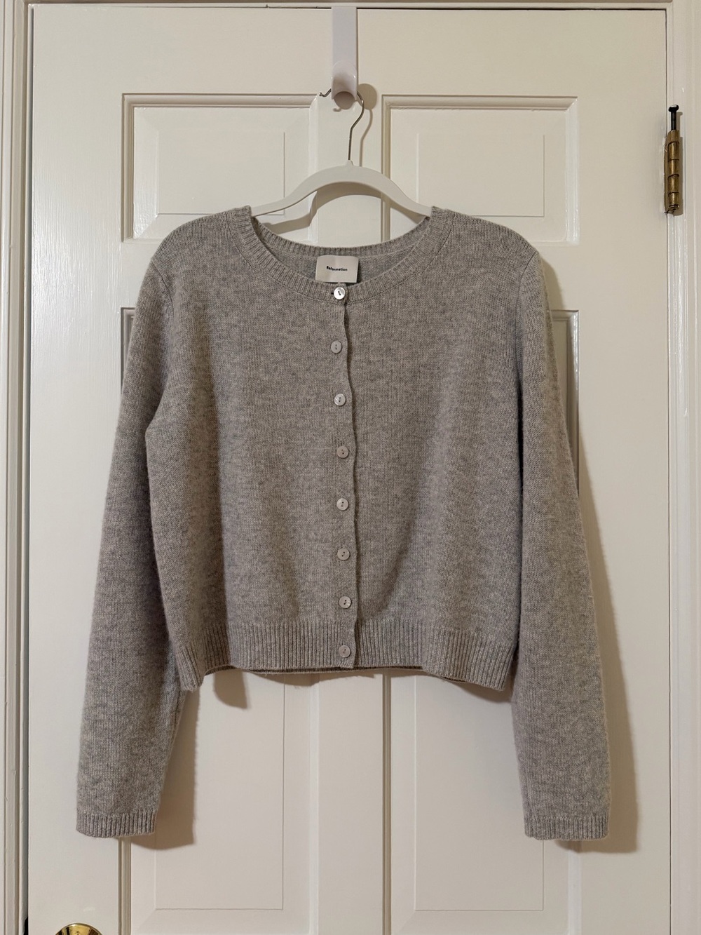 Reformation Clara Cashmere Cardigan Sweater